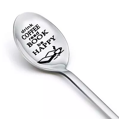 Coffee Spoon For Him Dad Fathers Day Gift For Husband From Wife Girlfriend Bi... • $14.66