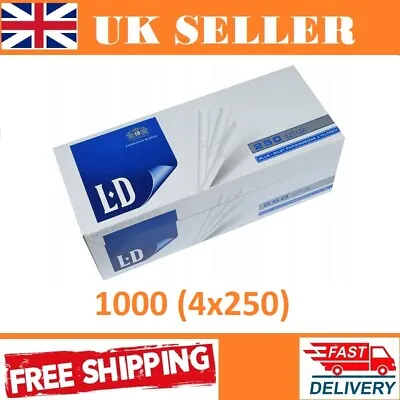 £12.99 • Buy 4 X 250 (1000) LD BLUE KING SIZE EMPTY CIGARETTE FILTER TUBES  NEW PRODUCT!!!
