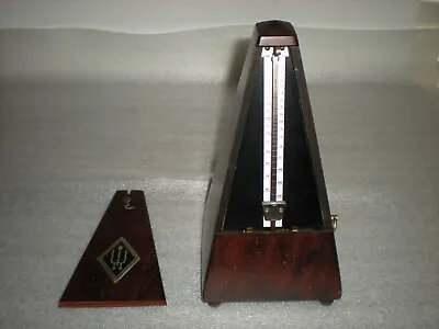 Vintage WITTNER 06868 Metronome Wood Wind Up MISSING PART FOR PARTS OR REPAIR • $49.89
