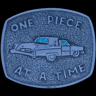 Turquoise Classic Car Show Custom Low Rider Hot Rod Muscle Vintage Belt Buckle • $50