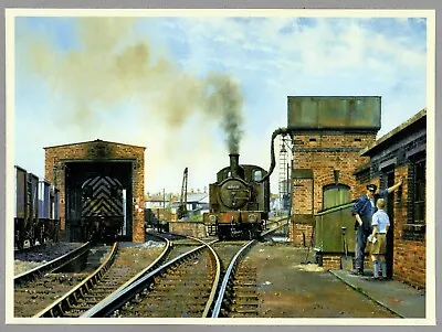 Steam Train Print  May I Look Around?  By Malcolm Root GRA 350mm X 255mm • £17.50