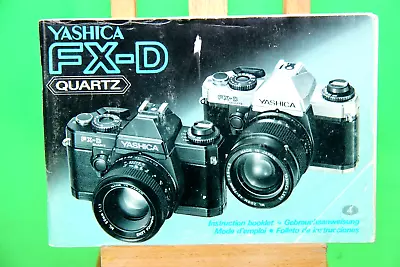 Lovely Yashica FX-D Quartz OPERATION MANUAL • £5.50