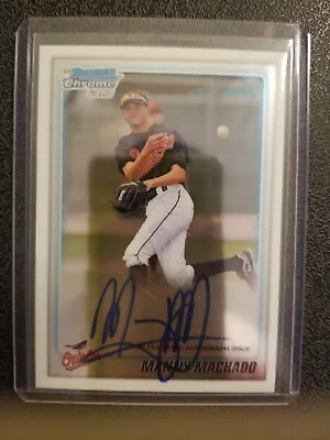 2010 Bowman Chrome Manny Machado RC Rookie AUTO Padres • $600