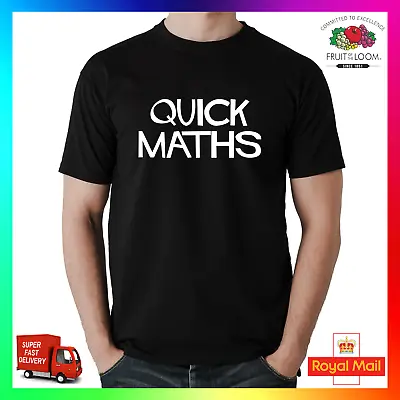 Quick Maths T-shirt Tee TShirt Funny Rude Unisex Not Hot Ting Goes UK Parody • £14.99