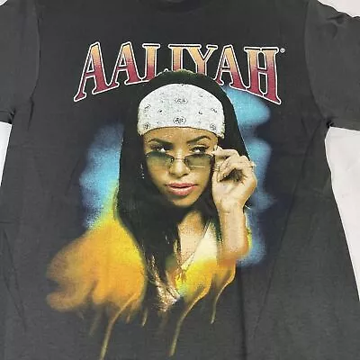 Aaliyah Graphic T-Shirt Men’s Cotton Black Unisex All Size S-45XL - Free Shiping • $15.99