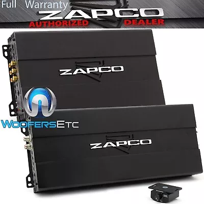 Pkg ZAPCO ST-204D-SQ 4-CHANNEL AMPLIFIER + ST-1650XM-II MONOBLOCK 1650W AMP NEW • $1029.98