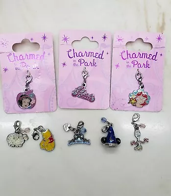 Lot Of 8 Authentic Disney Bracelets Charms CHARMED IN THE PARK  • $12.99