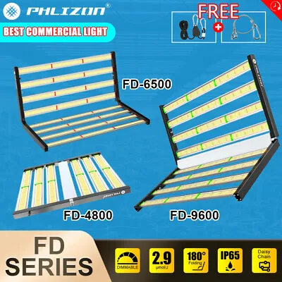 Phlizon FD4500 6500 8000 LED Grow Light Bar Samsung Indoor Commercial Plants Co2 • $229.27
