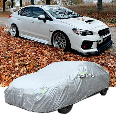 For Subaru WRX Car Cover All Weather Rain Dust UV Resistant Protection Silver US • $55.28