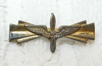 Vintage Original Sterling Silver Military Pilot’s Wings Lapel Pin • $24.94