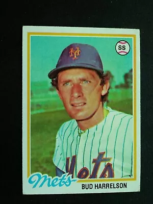 1978 Topps Baseball Card # 403 Bud Harrelson - New York Mets (VG/EX) • $1.49