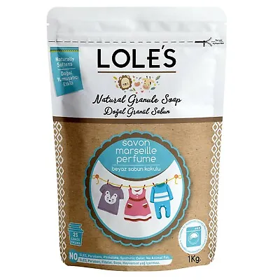 LOLE'S Granule Laundry Soap Flakes (Savon Marseille) Natural Washing Detergent  • £9.89