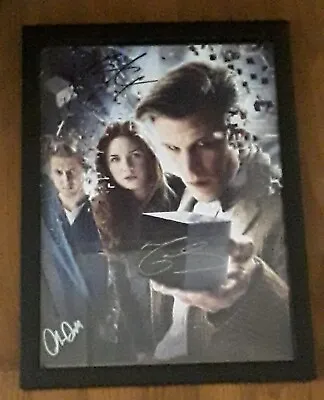 Doctor Who Cast Autograph Signed Photo Matt Smith Karen Gillian Arthur Darvill • $525