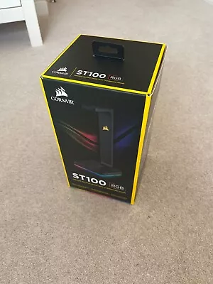 Corsair St100 Premium Rgb Headset Stand 7.1 Surround Sound Rgb Led Lighting New • £30