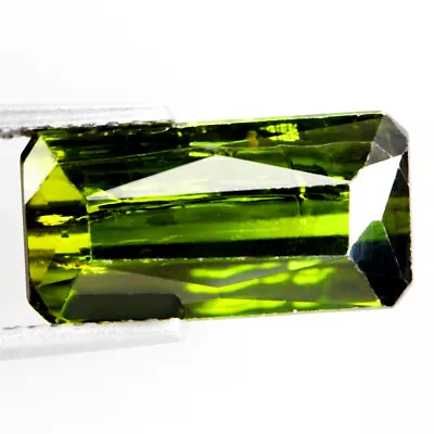 4.50Ct. Natural Tourmaline Green Emerald Cut Mozambique Gem Luxurious&Best Color • $0.99