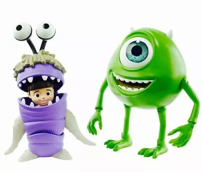 Disney Monsters Inc. Boo Mike Wazowski 2 Pc. Large Size Artesian Ornament Set • $19.95