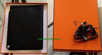 NEW AUTHENTIC Hermes Tarmac Large Togo Document Case/Holder ** EXTREMELY RARE ** • $1980