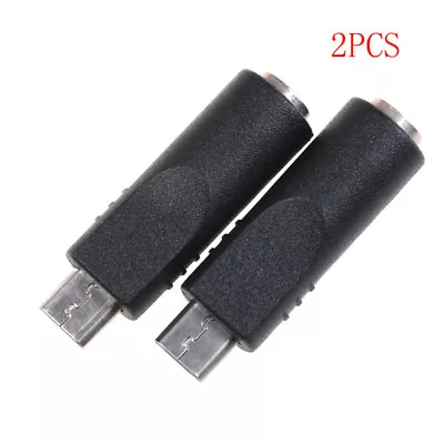 2pcs 3.5mm X 1.1mm Female To Micro USB 5 Pin Male DC  Converter Charger AdapN.ou • $2.61