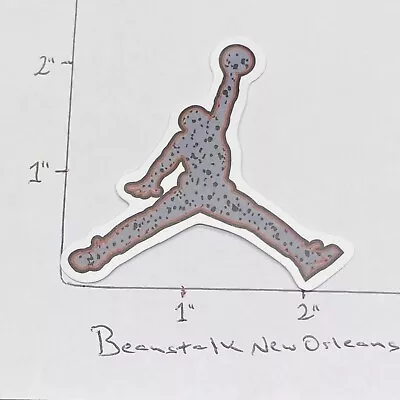 MICHAEL JORDAN Jumping Logo Skateboard Laptop Bottle Vinyl Sticker • W/Tracking‼ • $2.45