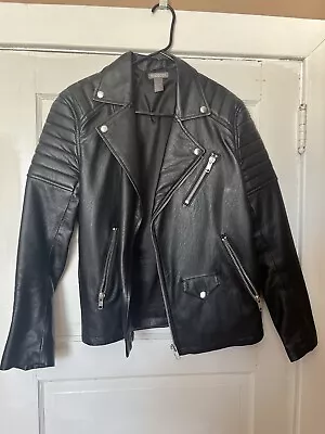 H&M Divided Biker Moto Jacket Black Small • $40