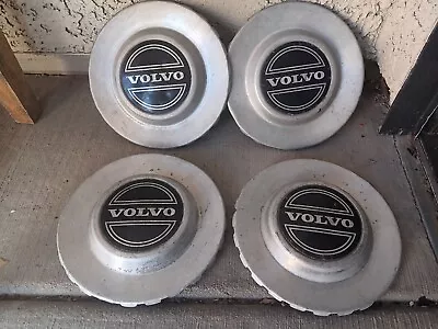 Volvo 240 GL Corona Hubcap Set Of 4 Center Cap Rare Hub Cap 244 242 245 Hubcaps • $85