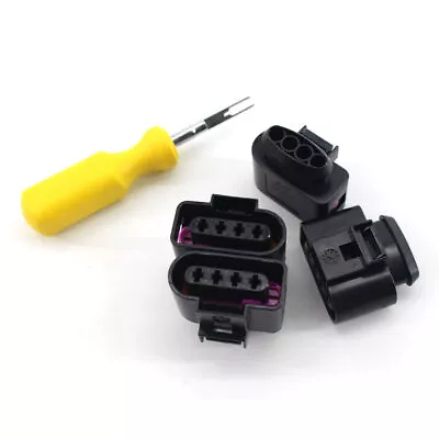 4* Ignition Coil Connector Repair Kit Harness Plug Wiring For VW Audi Vehicle US • $16.59