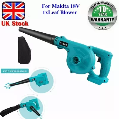 18VFor Makita DUB185Z  Leaf Dust Blower Cordless Li-ion Body Only Suction Vacuum • £17.99