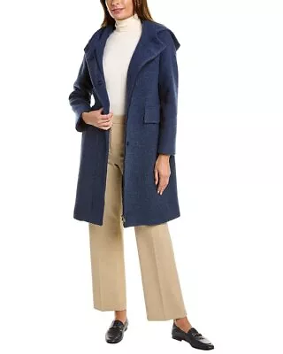 Cinzia Rocca Icons Hooded Wool-Blend Coat Women's • $254.99