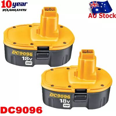 2x 5.5Ah DC9096 Battery 18V XRP Ni-MH DE9503 DC9180 DW9096 DC9099 DC9098 DW9095 • $59.90