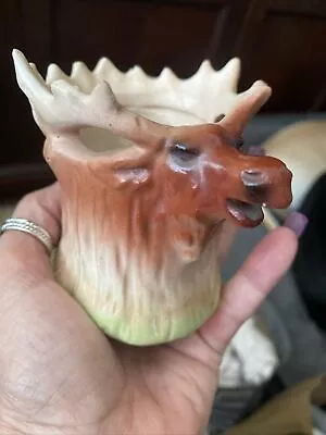 Vintage Czechoslovakia Elk MOOSE CREAMER • $17.95