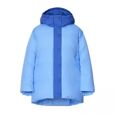 UNIQLO X MARNI Oversized Down Coat Blue Size M JAPAN • $112.63