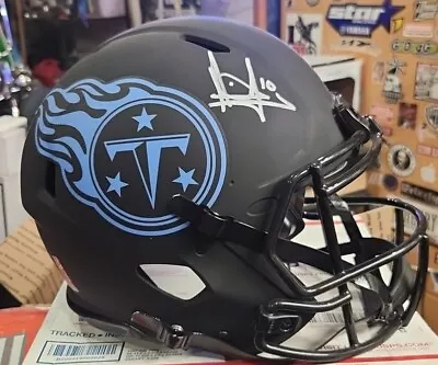 Vince Young Autographed Full Sized Football Helmet (titans) - Psa Dna! • $375