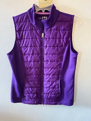 Made For Life Womes Purple Vest Size M • $10