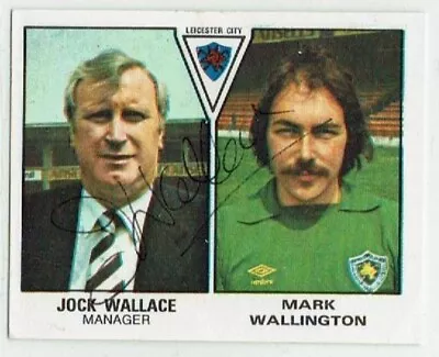 JOCK WALLACE Signed 1980 Panini Football 80 Sticker #434 LEICESTER CITY RANGERS • £2.99