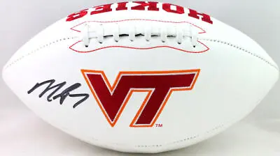 Michael Vick Autographed Virginia Tech Logo Football - JSA W Auth *Black • $99
