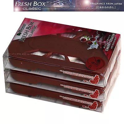 3 Pk Treefrog Fresh Box Classic Cherry Squash Scent Air Freshener / Refill • $16.88