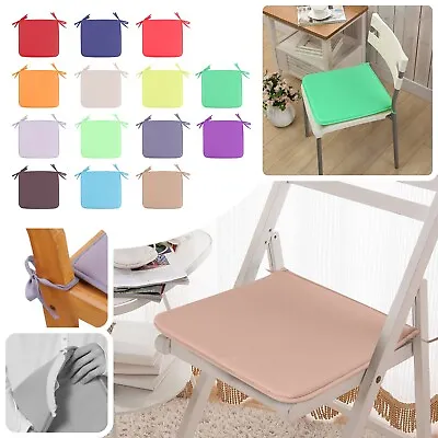 $7.25 • Buy Square Strap Garden Chair Pads Seat Cushion For Outdoor Stool Patio Dining Room