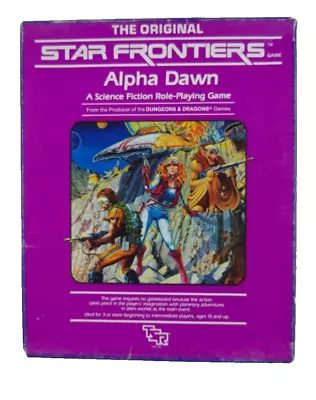 Star Frontiers Alpha Dawn RPG Boxed Set 1983 TSR • $74.95