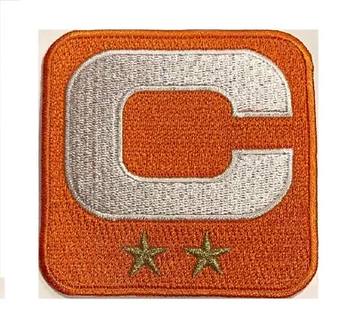 $14.95 • Buy NFL Captain C Patch Cincinnati Bengals Joe Burrow 2 Stars Orange Alternate 