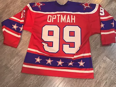 Size 48 Vintage CSKA Moscow Russia Ice Hockey Jersey #99 Optmah EXCELLENT • $125
