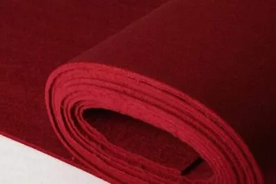 FELT Craft Felt Felt Fabric Solid 3-4 Mm Thick Crafts BORDEAUX EUR 8.98/m • £3.87