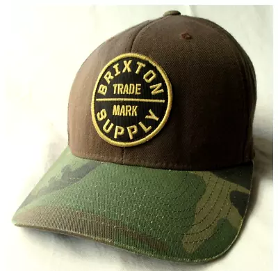 BRIXTON Supply Camo Brown Hat Cap - Pierce The Veil Hell Above Video Vic Fuentes • $12.99
