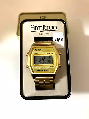 Armitron Sport Retro Men's Digital Bracelet Watch 40/8474A/CHGP • $28.95