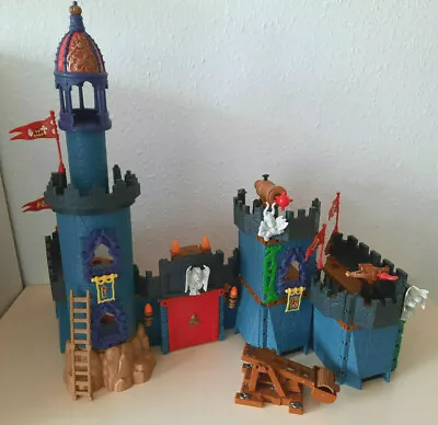 Imaginext Battle Castle & Figures Fisher Price 2002 Nearly Complete • £40