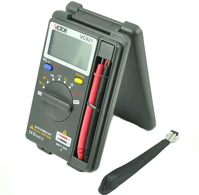 VC921 DMM VICTOR Mini Integrated Handheld Pocket Digital Frequency Multimeter • $11.48