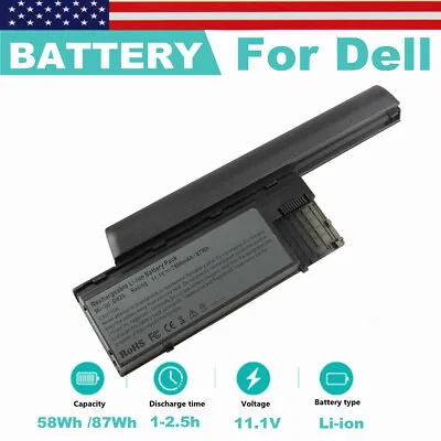 6/9 Cells Battery For Dell Latitude D630 D620 D631 D640 D630N PC764 PP18L TC030 • $11.95