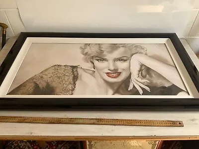 £40 • Buy Large Framed Picture Marilyn Monroe Embellishment Perspex Beads 120 X 70cms