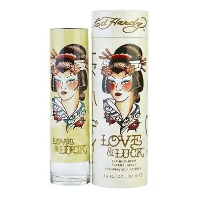 Ed Hardy Love And Luck 100ml Edp Spray - New Boxed & Sealed - Free P&p - Uk • £23.44
