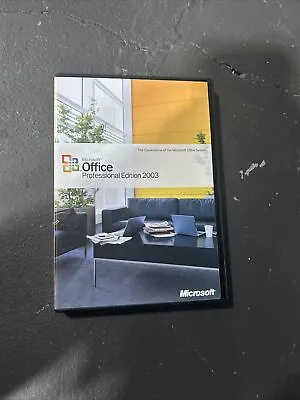 Microsoft Office 2003 Professional ~ Upgrade Version Software Fast Shipping • $13