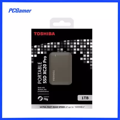 Toshiba XC20 Pro USB-C Portable SSD 1TB 70g Ultra Fast Read 1600Mb/s • $148